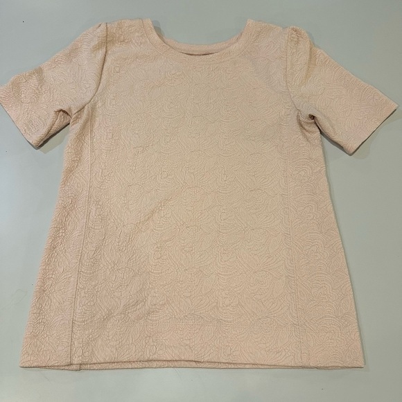 Loft Textured short Sleeve Blouse size Small - Picture 1 of 6